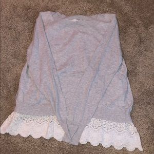 Open back with white detailing